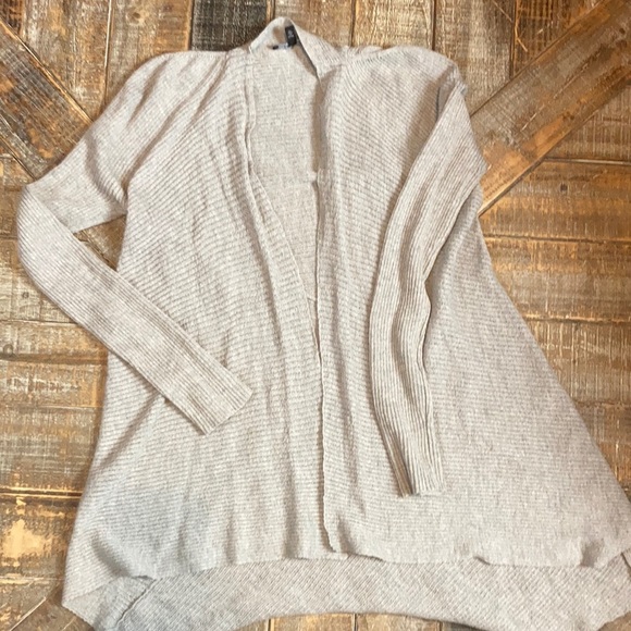 Eileen Fisher Sweaters - Eileen Fisher wool open-front cardigan in gray. Size medium.